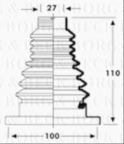 Borg & Beck BCB2804 - Fuelle, árbol de transmisión