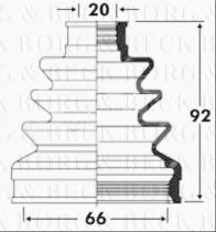 Borg & Beck BCB2819 - Fuelle, árbol de transmisión