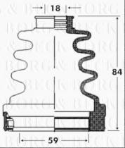 Borg & Beck BCB2820 - Fuelle, árbol de transmisión