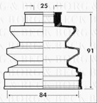 Borg & Beck BCB2828 - Fuelle, árbol de transmisión