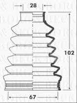 Borg & Beck BCB2830 - Fuelle, árbol de transmisión