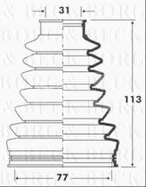 Borg & Beck BCB2831 - Fuelle, árbol de transmisión