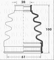 Borg & Beck BCB2838 - Fuelle, árbol de transmisión