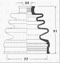 Borg & Beck BCB2840 - Fuelle, árbol de transmisión