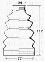 Borg & Beck BCB2844 - Fuelle, árbol de transmisión