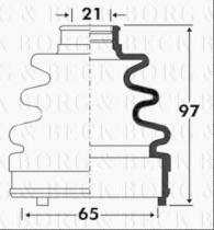 Borg & Beck BCB2859 - Fuelle, árbol de transmisión