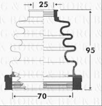 Borg & Beck BCB2864 - Fuelle, árbol de transmisión