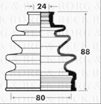 Borg & Beck BCB2869 - Fuelle, árbol de transmisión