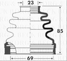 Borg & Beck BCB2879 - Fuelle, árbol de transmisión