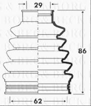 Borg & Beck BCB2882 - Fuelle, árbol de transmisión