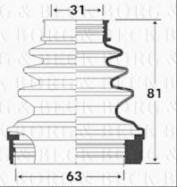 Borg & Beck BCB2889 - Fuelle, árbol de transmisión