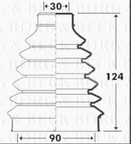 Borg & Beck BCB2898 - Fuelle, árbol de transmisión