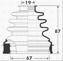 Borg & Beck BCB2901 - Fuelle, árbol de transmisión