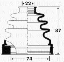 Borg & Beck BCB2904 - Fuelle, árbol de transmisión