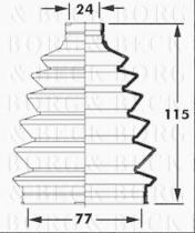 Borg & Beck BCB6007 - Fuelle, árbol de transmisión