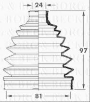 Borg & Beck BCB6010 - Fuelle, árbol de transmisión