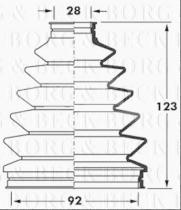 Borg & Beck BCB6014 - Fuelle, árbol de transmisión