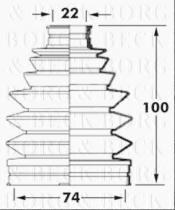 Borg & Beck BCB6015 - Fuelle, árbol de transmisión