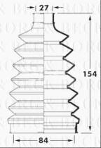 Borg & Beck BCB6019 - Fuelle, árbol de transmisión