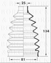 Borg & Beck BCB6028 - Fuelle, árbol de transmisión