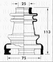 Borg & Beck BCB6030 - Fuelle, árbol de transmisión