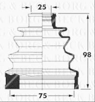 Borg & Beck BCB6031 - Fuelle, árbol de transmisión