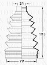 Borg & Beck BCB6034 - Fuelle, árbol de transmisión