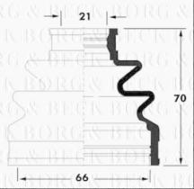 Borg & Beck BCB6040 - Fuelle, árbol de transmisión