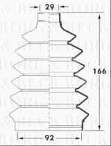 Borg & Beck BCB6042 - Fuelle, árbol de transmisión