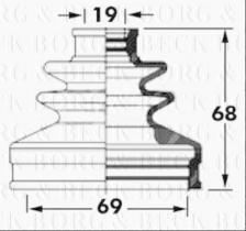 Borg & Beck BCB6044 - Fuelle, árbol de transmisión