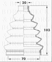 Borg & Beck BCB6047 - Fuelle, árbol de transmisión