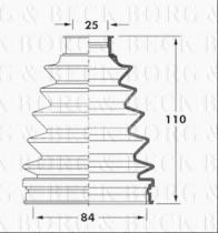 Borg & Beck BCB6054 - Fuelle, árbol de transmisión