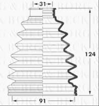 Borg & Beck BCB6056 - Fuelle, árbol de transmisión