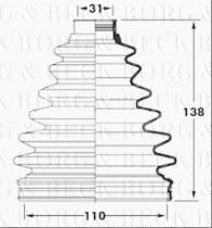 Borg & Beck BCB6057 - Fuelle, árbol de transmisión