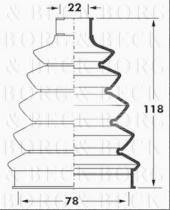 Borg & Beck BCB6060 - Fuelle, árbol de transmisión