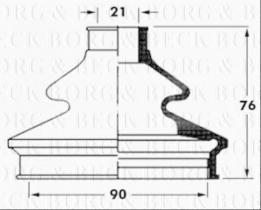 Borg & Beck BCB6062 - Fuelle, árbol de transmisión