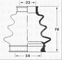 Borg & Beck BCB6065 - Fuelle, árbol de transmisión