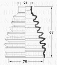 Borg & Beck BCB6066 - Fuelle, árbol de transmisión