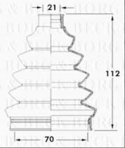 Borg & Beck BCB6067 - Fuelle, árbol de transmisión