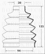 Borg & Beck BCB6079 - Fuelle, árbol de transmisión