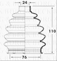 Borg & Beck BCB6081 - Fuelle, árbol de transmisión