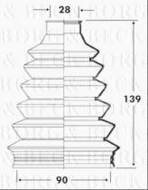 Borg & Beck BCB6085 - Fuelle, árbol de transmisión