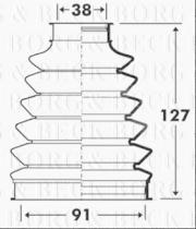 Borg & Beck BCB6102 - Fuelle, árbol de transmisión