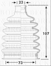 Borg & Beck BCB6109 - Fuelle, árbol de transmisión