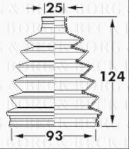 Borg & Beck BCB6124 - Fuelle, árbol de transmisión