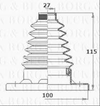 Borg & Beck BCB6134 - Fuelle, árbol de transmisión