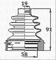 Borg & Beck BCB6144 - Fuelle, árbol de transmisión