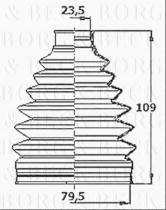 Borg & Beck BCB6151 - Fuelle, árbol de transmisión