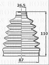 Borg & Beck BCB6154 - Fuelle, árbol de transmisión