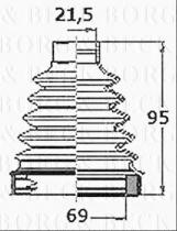 Borg & Beck BCB6155 - Fuelle, árbol de transmisión